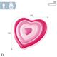 COLCHONETA CORAZON SWEET HEART INTEX 168X142 CM