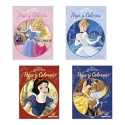 LIBRO PEGACOLOR PRINCESAS DISNEY