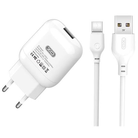 CARGADOR XO L37 ADAPT PARED + CABLE USB-C BLANCO