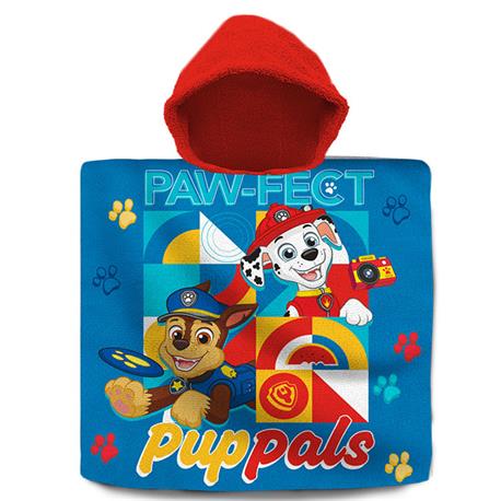 PONCHO ALGODON PAW PATROL 120X60 CMS.