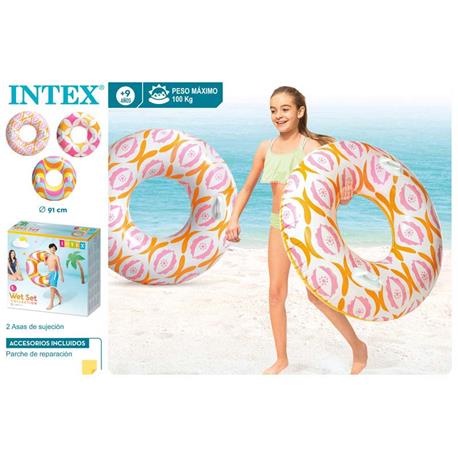 FLOTADOR CIRCULAR TIMELESS INTEX 91 CM CON ASAS