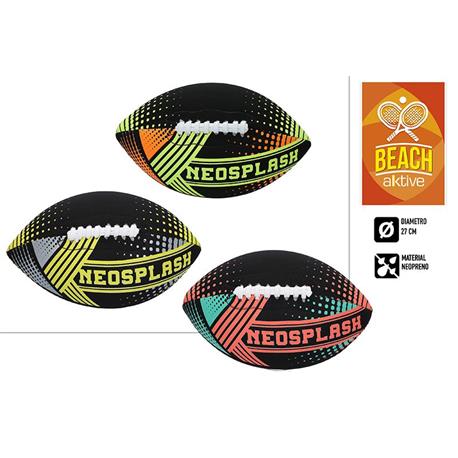 BALON RUGBY PLAYA NEOPRENO 27CM - NEW ARROW 3/S