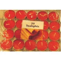 VELA LAMPARILLA CANELA TEALIGHTS 20ud