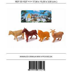 JUGUETE ANIMALES DE GRANJA MINI 4pcs