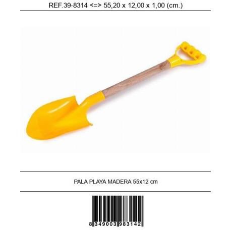 PALA DE PLAYA MANGO MADERA 55 CMS.