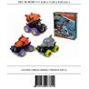 COCHE FRICCION CABEZA ANIMAL 11cm SURTIDOS