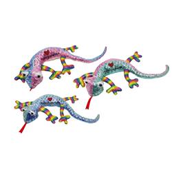 PELUCHE LAGARTO FUERTEVENTURA ARCOIRIS SURTIDO 50cm