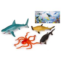 ANIMALES MARINOS BOLSA 4pcs EXP. 12