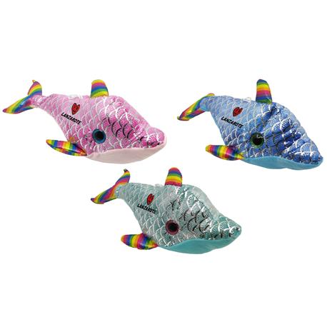 PELUCHE DELFIN LANZAROTE ARCOIRIS SURTIDO 38cm