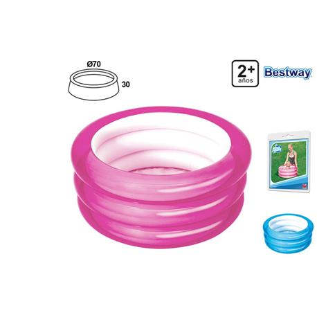 PISCINA BESTWAY 3 ANILLOS 170X30 CM SURTIDA BOLSA