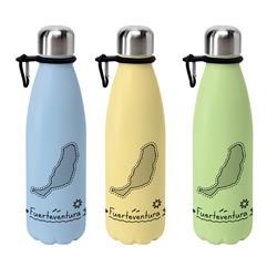 BOTELLA METALICA COLORES 750ml 24,5x6,5cm PERSONALIZADA DIBUJO