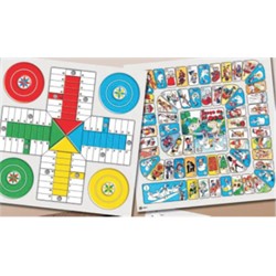 TABLERO PARCHIS-OCA 4 JUGADORES MED.33x33
