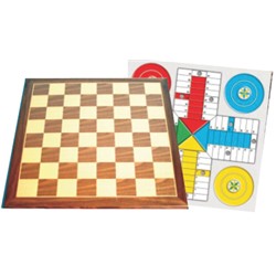 TABLERO PARCHIS-DAMAS 33x33cm R-2012