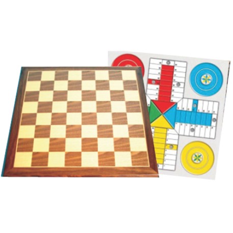 TABLERO PARCHIS-DAMAS 33x33cm R-2012