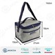 BOLSO NEVERA PLAYA 5L GRIS 21x15x16cm