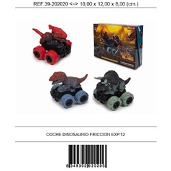 COCHE FRICCION DINOSAURIOS 10cm SURTIDOS