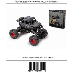 COCHE FRICCION 4X4 15cm
