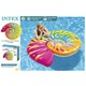 COLCHONETA CARACOLA ARCOIRIS INTEX 157X25X127 CM