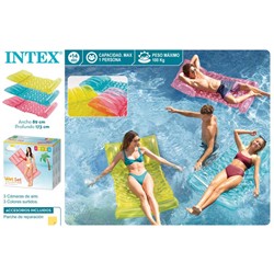 COLCHONETA HAMACA TRANSPARENTE INTEX 183X89 CM