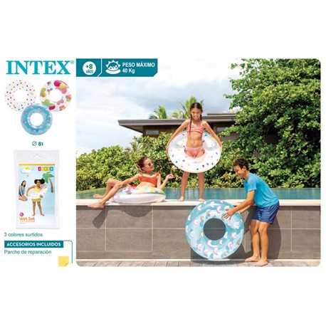 FLOTADOR CIRCULAR MAGIC TUBES INTEX 81 CM