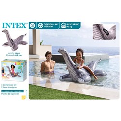 FLOTADOR BRONTOSAURIO RIDE-ON INTEX 178X94 CM