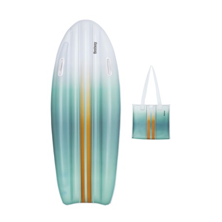 TABLA SURF HINCHABLE TAITI TOTE 2 EN 1 BESTWAY 183 X 71 CM
