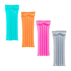 COLCHONETA BESTWAY TRANSPARENTE COLORES 183 X 76 CMS
