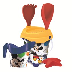 CUBO CASTILLO MICKEY + REGADERA + MOLDES