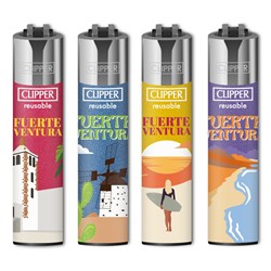 MECHERO CLIPPER FUERTEVENTURA / DISEÑOS SURTIDOS