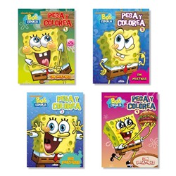 LIBRO PEGACOLOR BOB ESPONJA