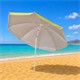 SOMBRILLA DE PLAYA 200cm FUERTESOL UV COLORES
