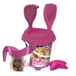 CUBO CASTILLO BARBIE + REGADERA + ACCES.