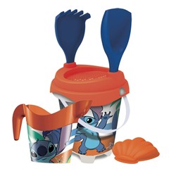 CUBO CASTILLO STITCH + REGADERA + ACCES.