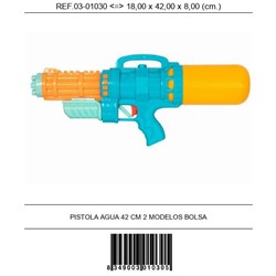 PISTOLA AGUA 42 CMS. 03-01030 BOLSA 2 MODELOS