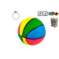 PELOTA ANTI-STRESS 63 MM. BASKET