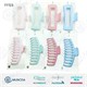 PINZA PELO MUNKARE 12CM COLORES PASTELES SURTIDAS
