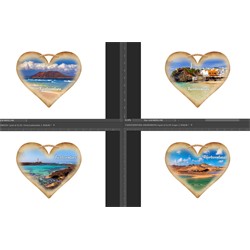 IMAN CORAZON FUERTEVENTURA 8,5cm