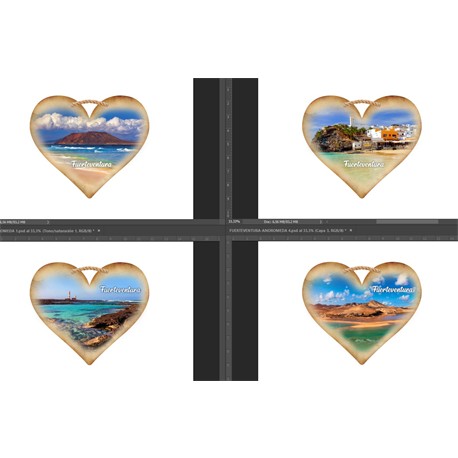 IMAN CORAZON FUERTEVENTURA 8,5cm