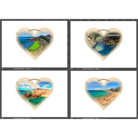 IMAN CORAZON LANZAROTE 8,5cm