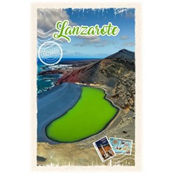 LIBRETA VINTAGE TAPA DURA 21x14cm FOTO VINTAGE LANZAROTE