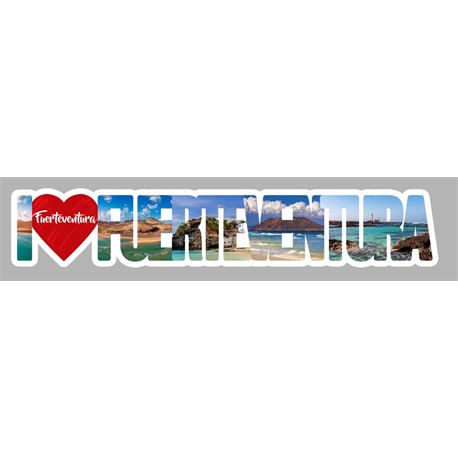 IMAN I LOVE FUERTEVENTURA RELIEVE 14cm