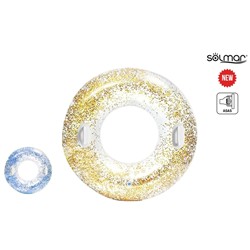 FLOTADOR CIRCULAR PURPURINA 105 CMS CON ASAS