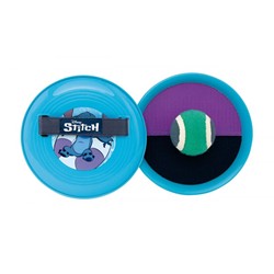 RAQUETA DE PLAYA VELCRO C/ PELOTA STITCH 19cm