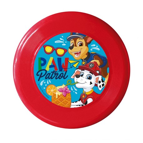 DISCO VOLADOR PAW PATROL 23cm ROJO