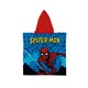 PONCHO SPIDERMAN CON CAPUCHA ROJO/AZUL