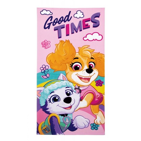 TOALLA ALGODON PAW PATROL SKYE LILA 140x70 CMS.