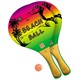 RAQUETA PLAYA RAINBOW + PELOTA