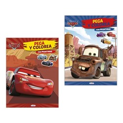 LIBRO PEGACOLOR CARS DISNEY